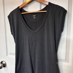 Icebreaker Black Short Sleeve V-Neck Tee